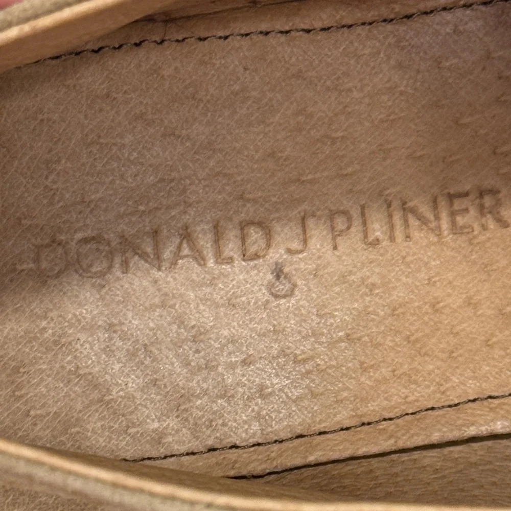 Donald J. Pliner Beige Suede Chukka Boots
